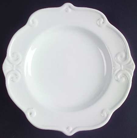 Blanc De Blanc Salad Plate by Tienshan
