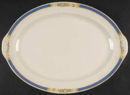 TST497 15" Oval Serving Platter