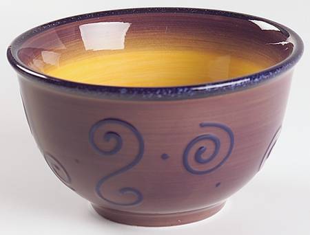 Ambrosia (Raised Scrolls) Coupe Cereal Bowl