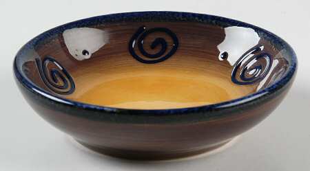Ambrosia (Raised Scrolls) Individual Dip Dish