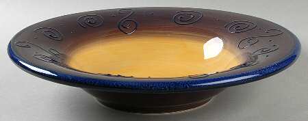 Ambrosia (Raised Scrolls) 12" Individual Pasta Bowl