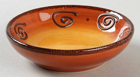 Ambrosia (Raised Scrolls) Individual Dip Dish