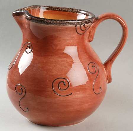 Ambrosia (Raised Scrolls) 80 Oz Pitcher