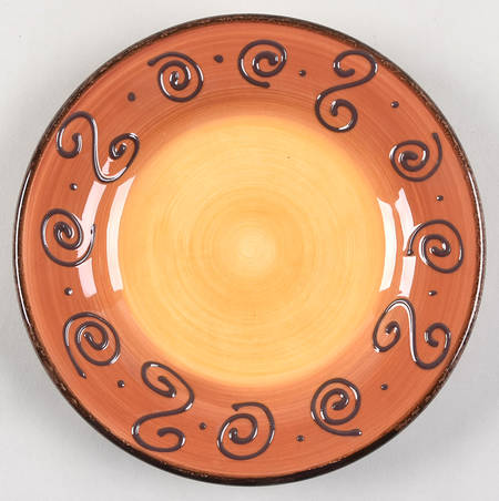 Ambrosia (Raised Scrolls) Salad Plate