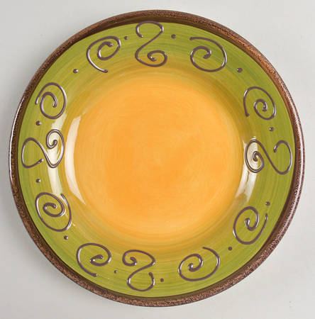 Ambrosia (Raised Scrolls) Salad Plate