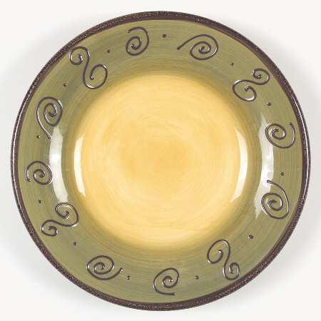 Ambrosia (Raised Scrolls) Dinner Plate