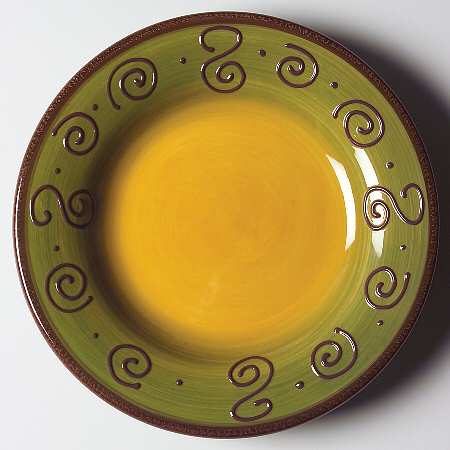Ambrosia (Raised Scrolls) Salad Plate