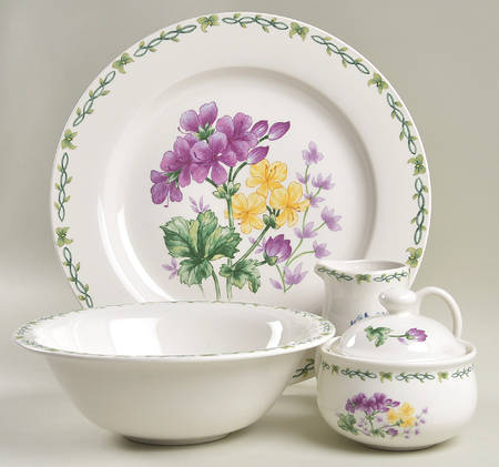 Floral Garden 5 Piece Hostess Set