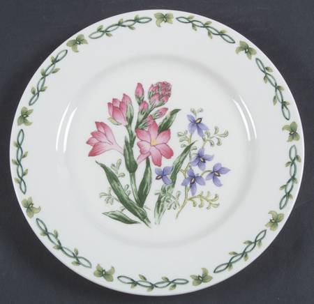 Floral Garden Salad Plate