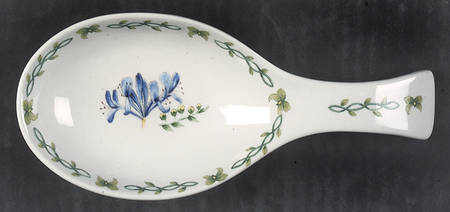 Floral Garden Spoon Rest/Holder (Holds 1 Spoon)