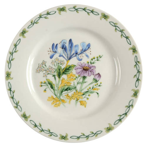 Floral Garden Salad Plate