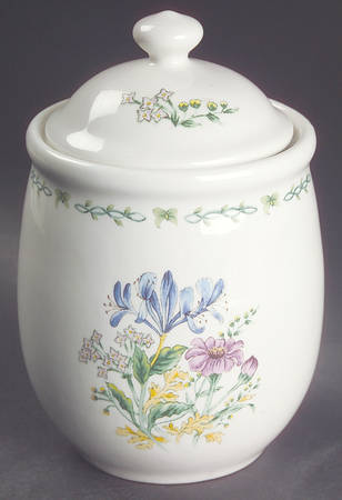 Floral Garden Small Canister & Lid