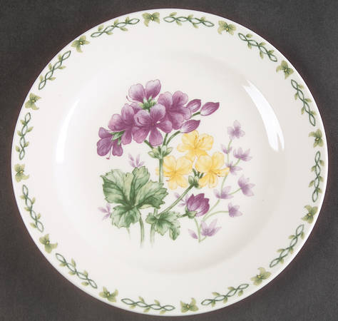 Floral Garden Bread & Butter Plate