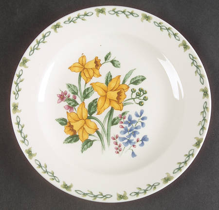 Floral Garden Bread & Butter Plate