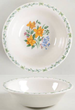 Floral Garden Soup/Cereal Bowl
