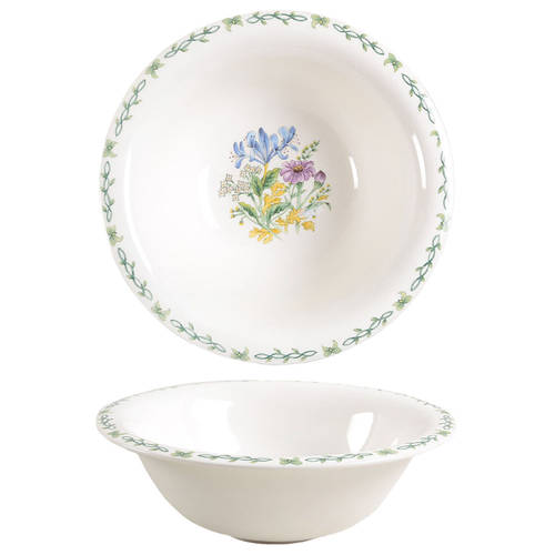 Floral Garden 9" Round Vegetable Bowl