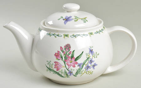 Floral Garden Teapot & Lid