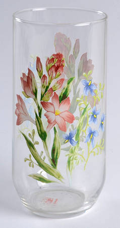 Floral Garden 16 Oz Glassware Tumbler