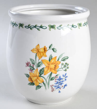 Floral Garden Large Canister No Lid