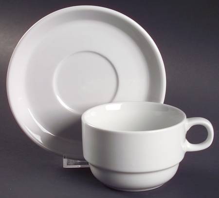 Acapulco Flat Cup & Saucer Set