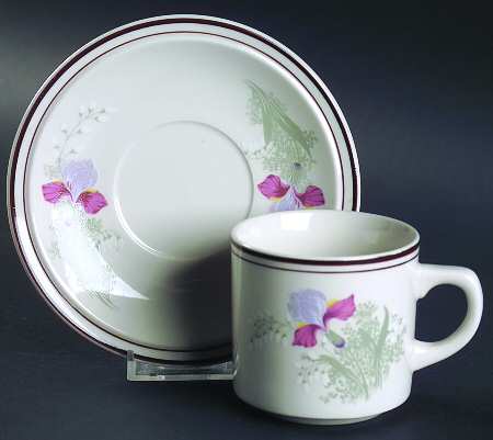 TIM1 Flat Cup & Saucer Set