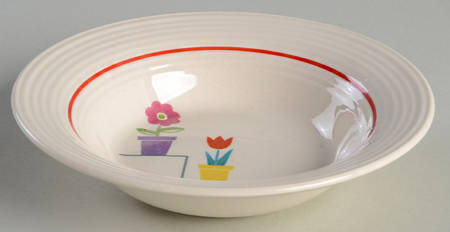 Posey Shop (Ridged Rim) Rim Fruit/Dessert (Sauce) Bowl