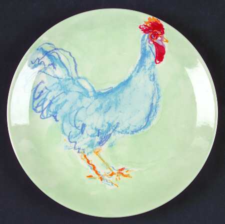 Rooster Salad Plate