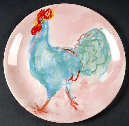 Rooster Salad Plate