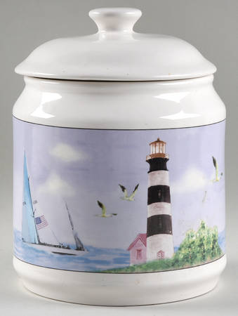 Lighthouse Large Canister & Lid