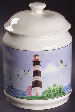 Lighthouse Large Canister & Lid