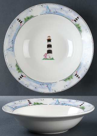 Lighthouse 9" Round Vegetable Bowl