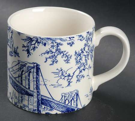 New York Toile Mug