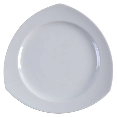 Vario White Triangular Salad Plate by Thomas
