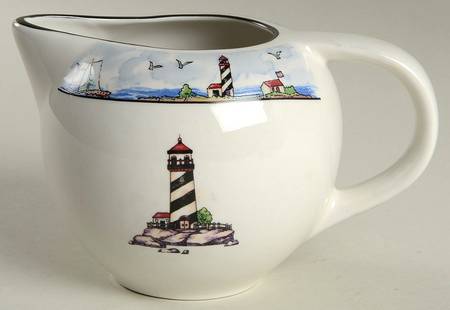 Coastal Lighthouse Creamer by Totally Today