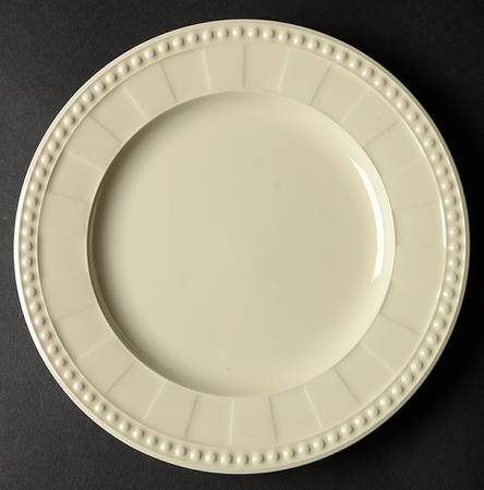 Venice White (Off White) Luncheon Plate