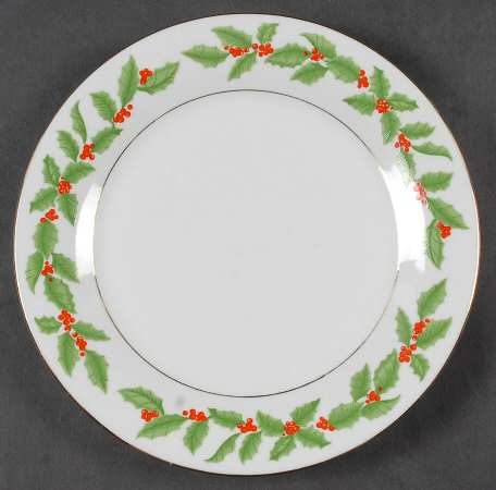 Holly (Verge) Salad Plate