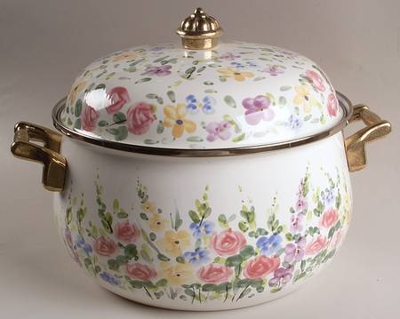 English Garden 7 Quart Metal Dutch Oven