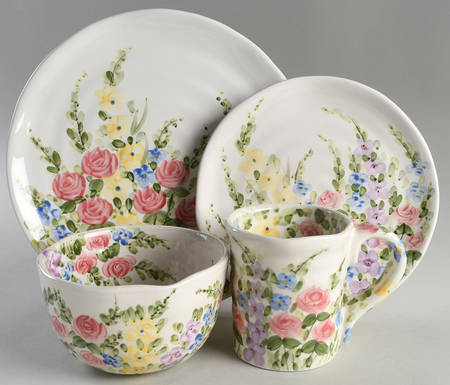 English Garden 4 Piece Place Setting