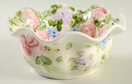 English Garden 7" Round Fluted Bowl