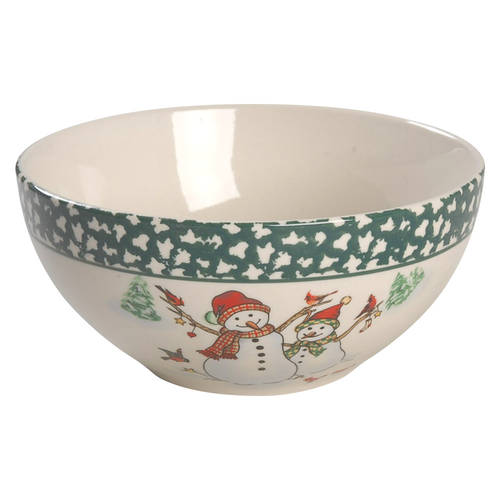 Winterland Green Soup/Cereal Bowl