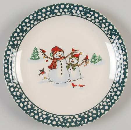 Winterland Green Salad Plate