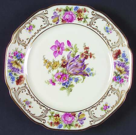 Wettin (Scalloped) Salad Plate