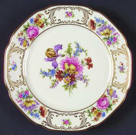 Wettin (Scalloped) Salad Plate
