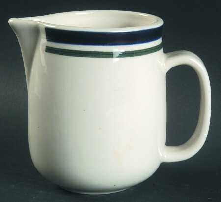 Kitchen Basics Cobalt Green (Wide Band) Creamer