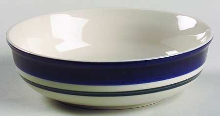 Kitchen Basics Cobalt Green (Wide Band) Soup/Cereal Bowl