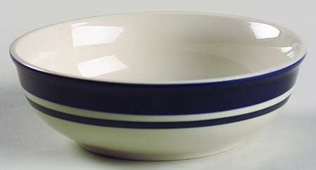 Kitchen Basics Cobalt Green (Wide Band) Soup/Cereal Bowl