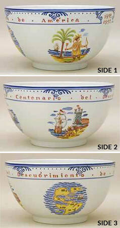 Quinto Centenario Large Fruit Bowl