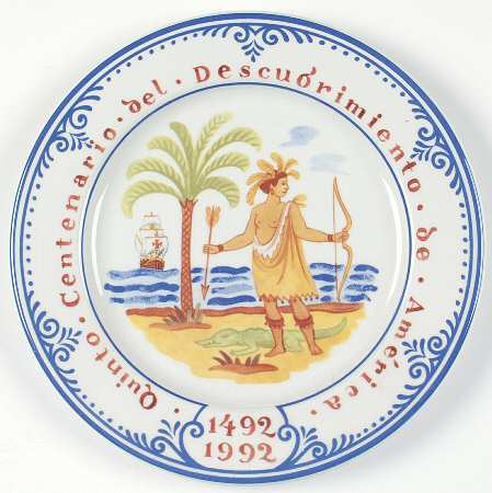 Quinto Centenario Salad/Dessert Plate