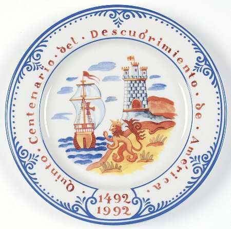 Quinto Centenario Salad/Dessert Plate