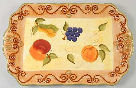 Medici 19" Rectangular Serving Platter